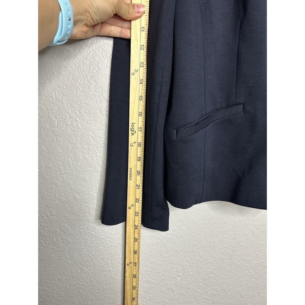 Talbots Italian Knit Navy Double Breasted Blazer Size 16P - Picture 8 of 10